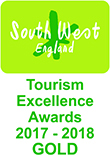 South West Tourism Excellence Awards 2017-2018 Gold